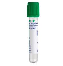 Green colored blood collection tube - Green Vacutainer