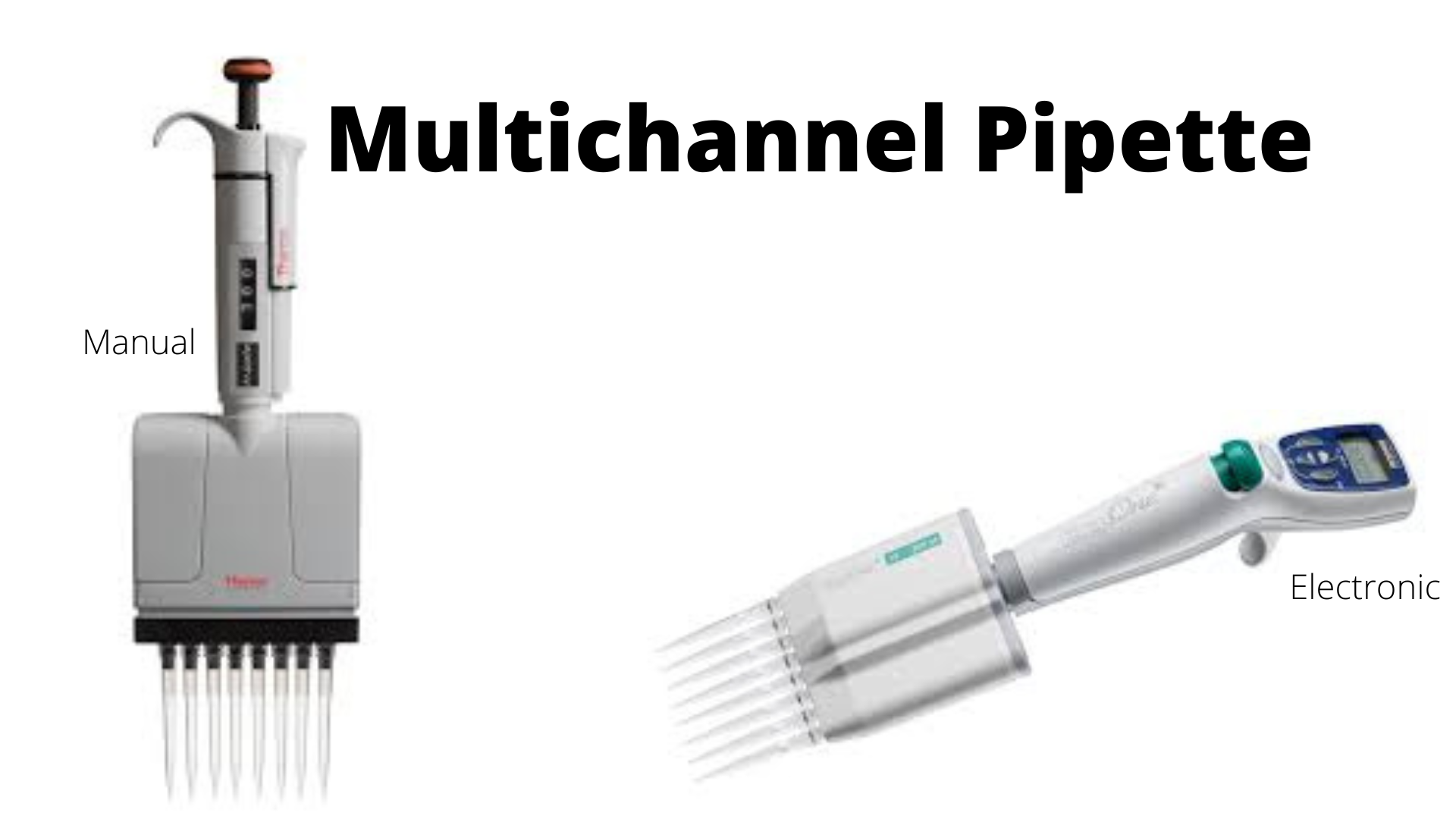 Multichannel Pipette - Electronic and Manual Multichannel pipette
