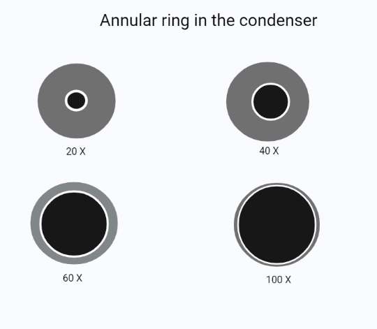Annular ring with different power