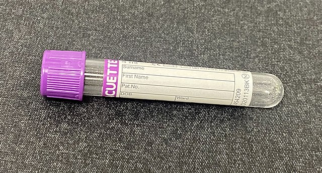 Lavender blood collection tubes  - Lavender Vacutainer