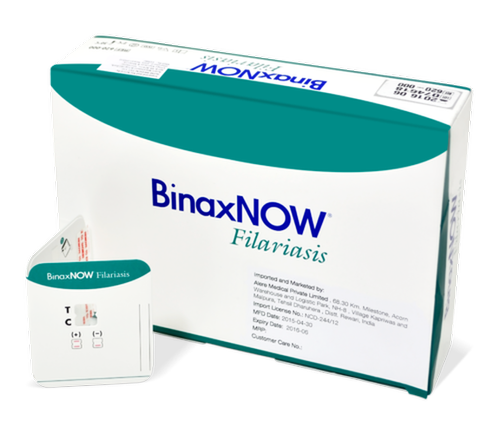  - This test kit detectsWuchereria bancroftiantigen in whole blood, serum, or plasma.