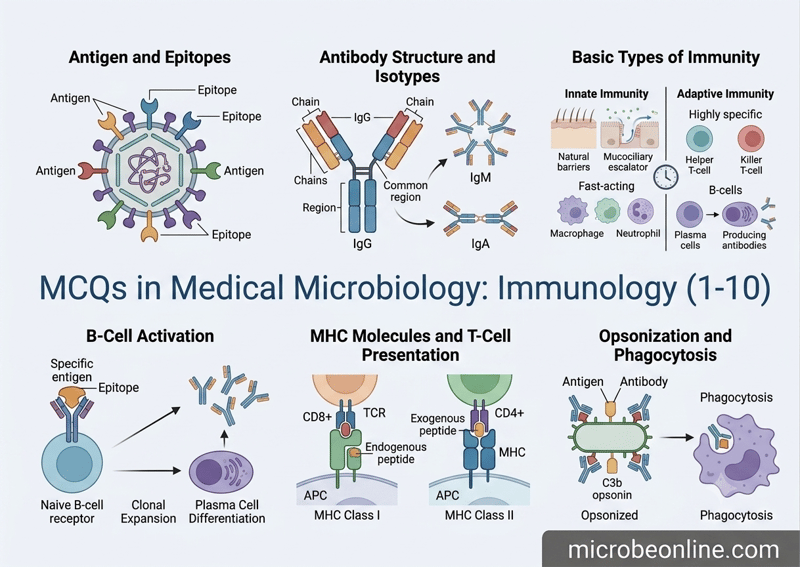 Mcqs in medical microbiology immunology 1 to 10