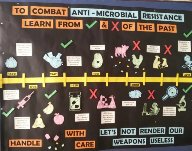 Antibiotic resistance PAHS - Antibiotics Awareness Week: Winning Poster at OCRU Nepal/Patan Hospital