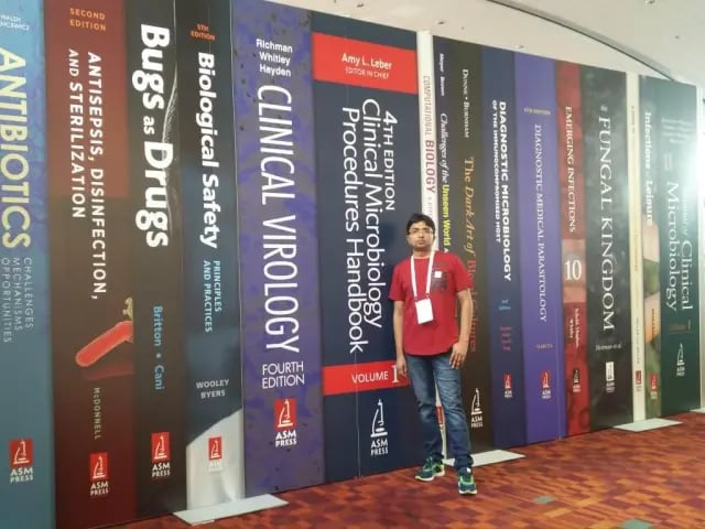 Tankeshwar Acharya excited to see books he has read and cherished - Excited to see books I have read and cherished