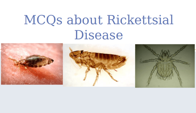 MCQs Rickettsia