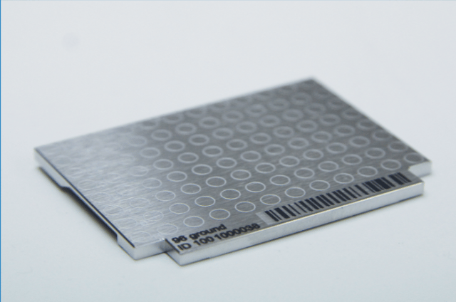 - Target plate is made of polished or ground stainless steel and has spots for several different samples to be applied. Both ready-to-use disposable and reusable MALDI target plates are available.