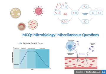 MCQs in Microbiology: Miscellaneous Topics