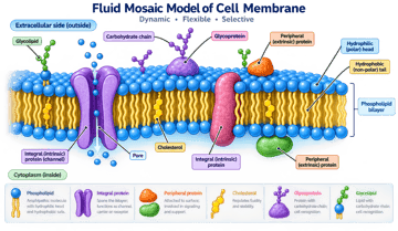 Cell Membrane: Structure, Function, and the Three Models (Sandwich, Unit, Fluid Mosaic)