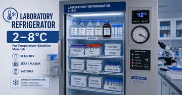 Laboratory Refrigerator: Temperature, What to Store at Each, and Storage Rules
