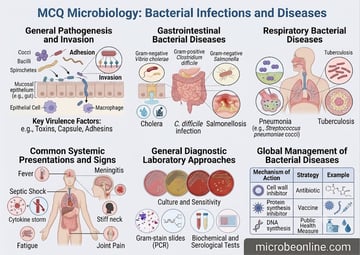 MCQs Bacteriology (31-40): Bacterial Infections