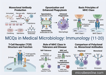Immunology MCQs (11-20): Answers with Explanations