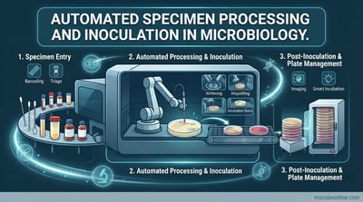 Automated Specimen Processing and Inoculation in Microbiology
