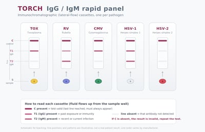 TORCH Panel Test: Congenital Infections and How to Read the Serology