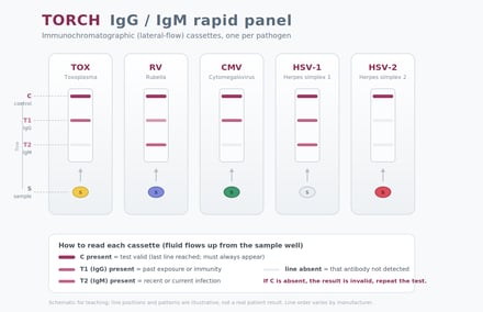 TORCH Panel Test: Congenital Infections and How to Read the Serology