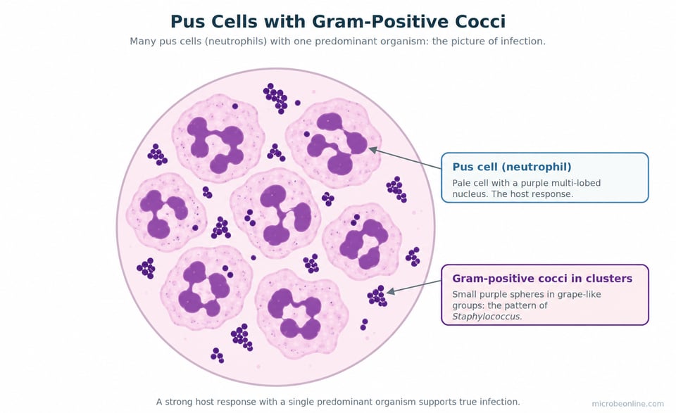 Pus Cells in a Gram Stain Report: What They Actually Mean