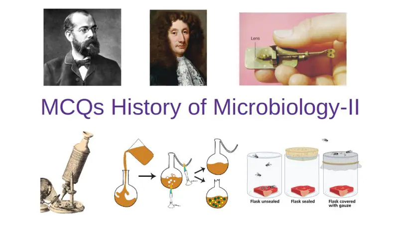 MCQs in History of Microbiology (Part II)