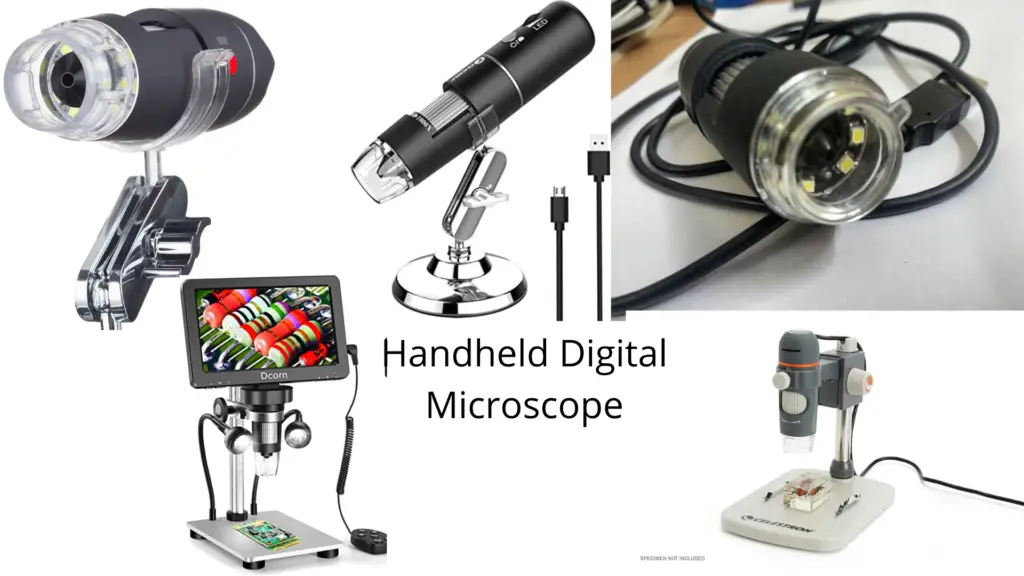 Different types of handheld digital microscope