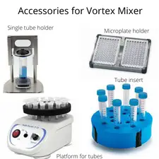 Accessories for vortex mixer