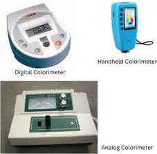 Different types of colorimeter