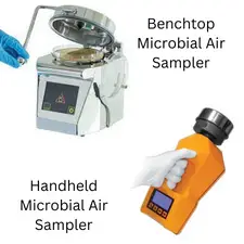 Types of microbial air sampler based on size